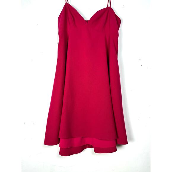 Black Halo Barbie Pink Sweetheart Babydoll Designer Demure Glam Formal Dress 10 - Picture 7 of 13